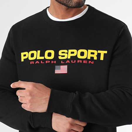 Polo Sport Ralph Lauren - Sweat Crewneck Logo Sport Noir