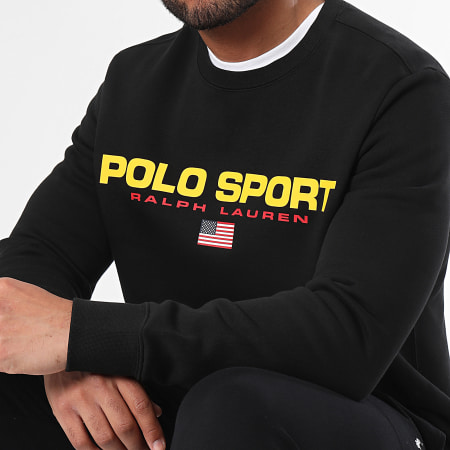 Polo Sport Ralph Lauren - Sweat Crewneck Logo Sport Noir