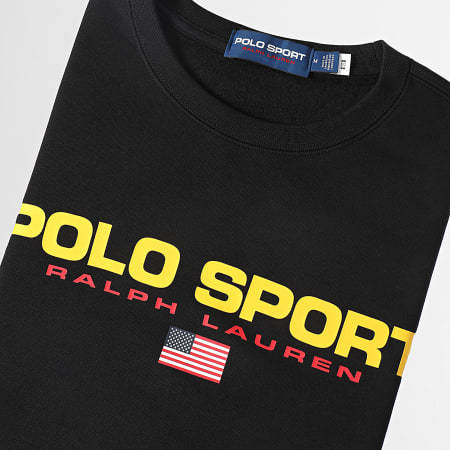 Polo Sport Ralph Lauren - Felpa girocollo Sport Logo Nero