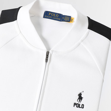 Polo Ralph Lauren - Giacca Original Player Logo Stripe Bianco Nero