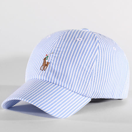 Polo Ralph Lauren - Cappello classico bianco azzurro