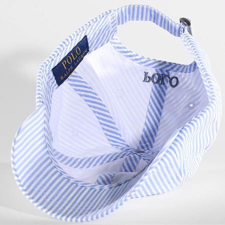 Polo Ralph Lauren - Casquette Classic Blanc Bleu Clair