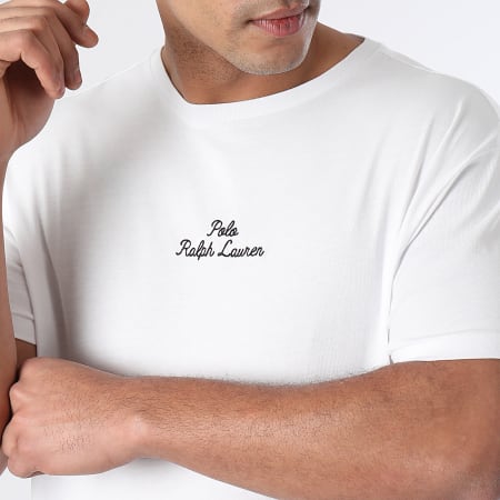 Polo Ralph Lauren - Tee Shirt Logo Embroidery Blanc