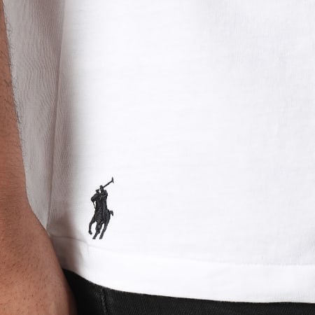 Polo Ralph Lauren - Maglietta con ricamo del logo, bianco