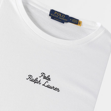 Polo Ralph Lauren - Camiseta Logo Bordado Blanco