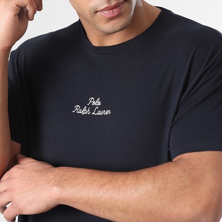 Polo Ralph Lauren - Tee Shirt Logo Embroidery Bleu Marine