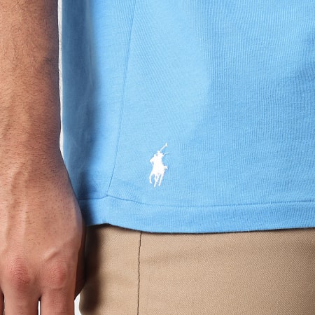 Polo Ralph Lauren - Tee Shirt Logo Embroidery Bleu Clair
