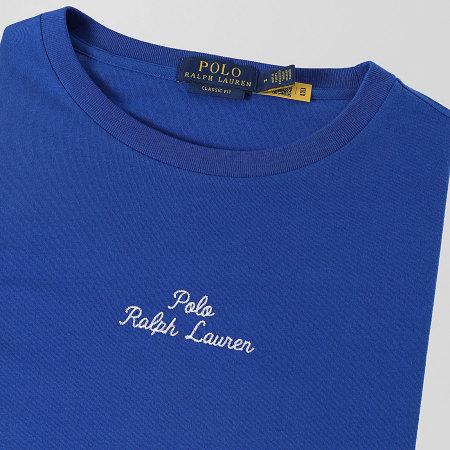 Polo Ralph Lauren - Koningsblauw geborduurd logo T-shirt