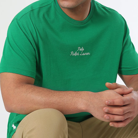 Polo Ralph Lauren - Maglietta con logo ricamato verde