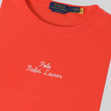 Polo Ralph Lauren - Tee Shirt Logo Embroidery Orange