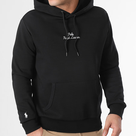 Polo Ralph Lauren - Geborduurd logo Hoody Zwart