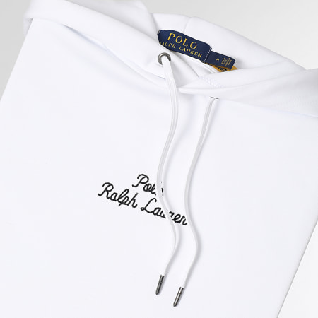 Polo Ralph Lauren - Sweat Capuche Logo Embroidery Blanc