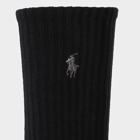 Polo Ralph Lauren - Lote de 6 pares de calcetines Original Player negros