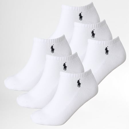 Polo Ralph Lauren - Lote de 6 pares de calcetines Original Player blancos