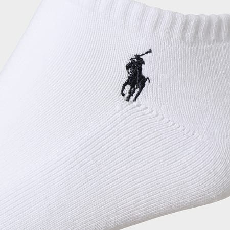 Polo Ralph Lauren - Confezione da 6 paia di calzini originali da giocatore bianchi