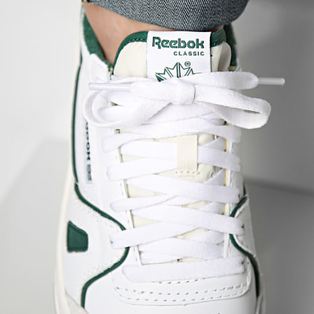 Reebok - LT Court Sneakers 100074275 Bianco Gesso Verde Scuro