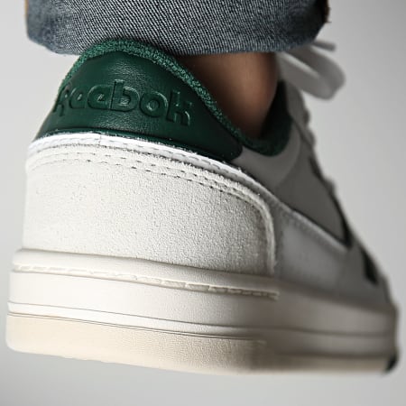 Reebok - LT Court Sneakers 100074275 Bianco Gesso Verde Scuro