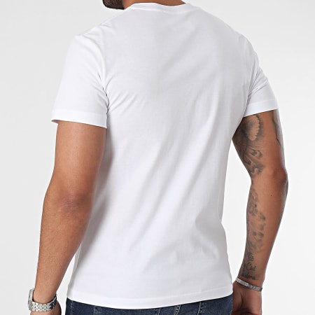 Versace Jeans Couture - Tee Shirt Logo Thick Foil 76GAHT00-CJ00T Blanc Doré