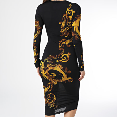 Versace Jeans Couture - Donna 76HAO9P8-JS346 Maxi abito rinascimentale nero