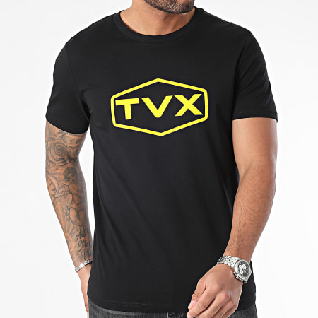 13 Block - Tee Shirt Logo TVX Noir Jaune