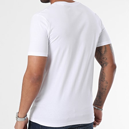 MC Jean Gab'1 - Camiseta curvada Blanco Azul claro