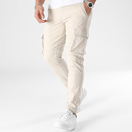 Only And Sons - Pantaloni cargo beige Cam Stage