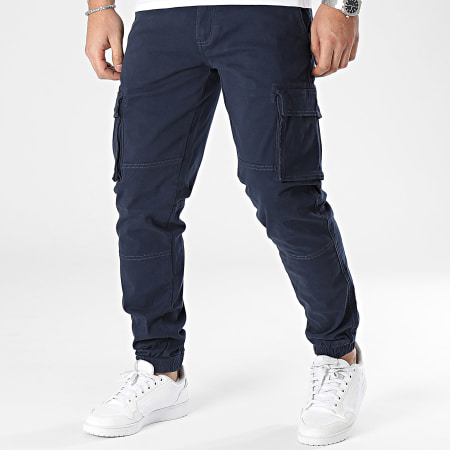 Only And Sons - Pantalon Cargo Cam Stage Bleu Marine