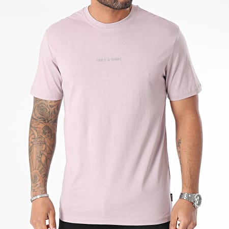 Only And Sons - Camiseta Levi Life Light Purple