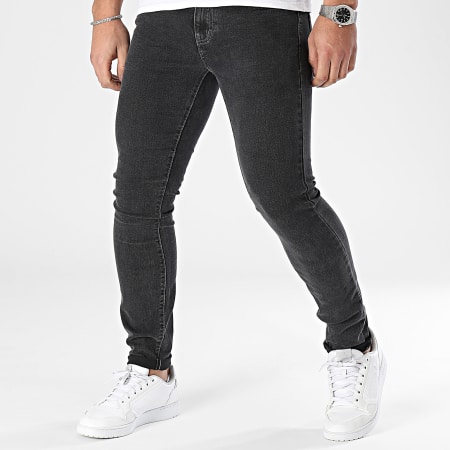 Only And Sons - Vaqueros Warp Skinny Gris Carbón