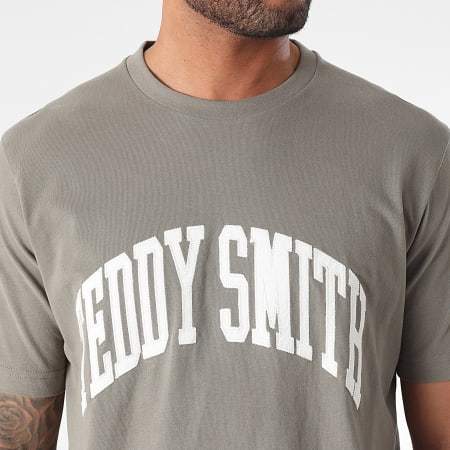 Teddy Smith - Tee Shirt Erol 11016807D Vert Kaki