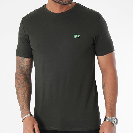 Teddy Smith - Camiseta 11016931D Verde Oscuro