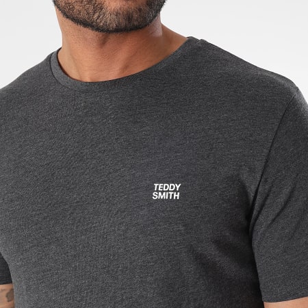 Teddy Smith - Tee Shirt 11016931D Gris Anthracite Chiné
