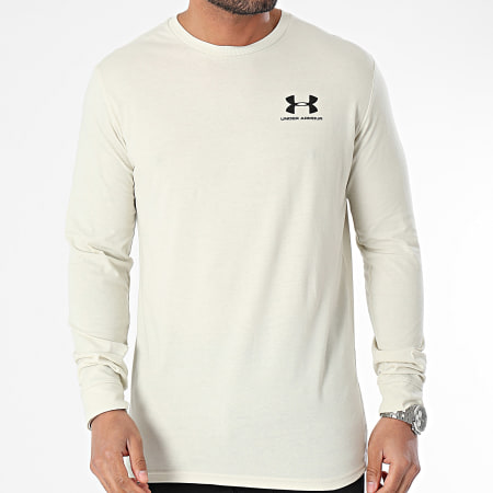 Under Armour - Tee Shirt Manches Longues 1329585 Beige