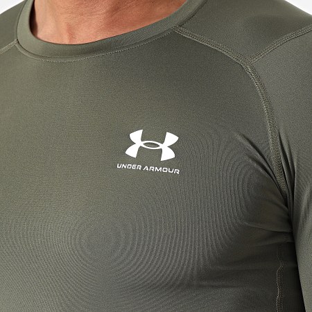 Under Armour - Tee Shirt De Sport Manches Longues 1361524 Vert Kaki