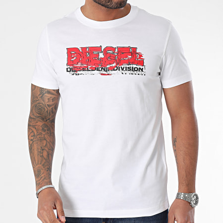 Diesel - Camiseta Diegor A12498-0GRAI Blanco