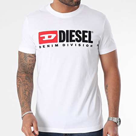 Diesel - Tee Shirt Diegor A03766-0GRAI Blanc