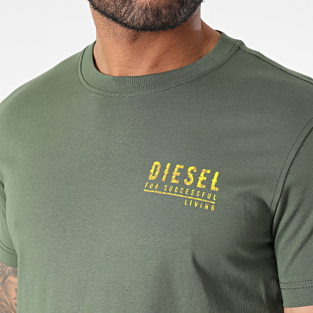 Diesel - Tee Shirt Diegor A12500-0GRAI Vert Kaki