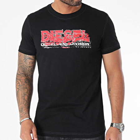 Diesel - Tee Shirt Diegor A12498-0GRAI Noir