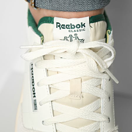 Reebok - Sneakers Phase Court 100074468 Carta gesso bianco verde scuro