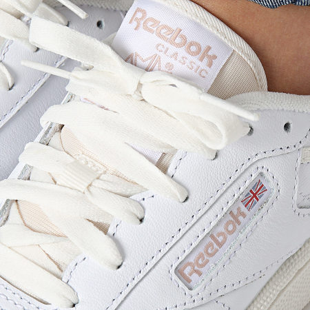 Reebok - Donna Club C 85 Sneakers 100074234 Footwear White Chalk Pink Strata