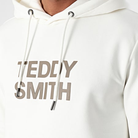 Teddy Smith - Sweat Capuche Siclass 10816368D Blanc