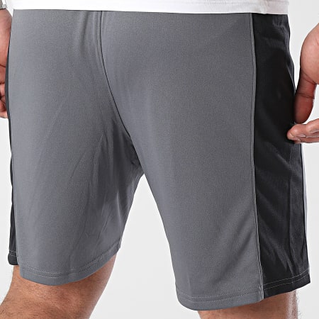 Under Armour - Pantalones cortos de jogging de punto 1379507 Gris Negro