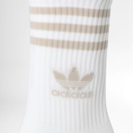 Adidas Originals - Lote de 3 Pares de Calcetines IW9269 Blanco