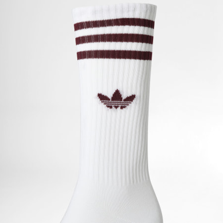 Adidas Originals - Confezione da 3 paia di calzini IU2654 Bianco Beige Marrone