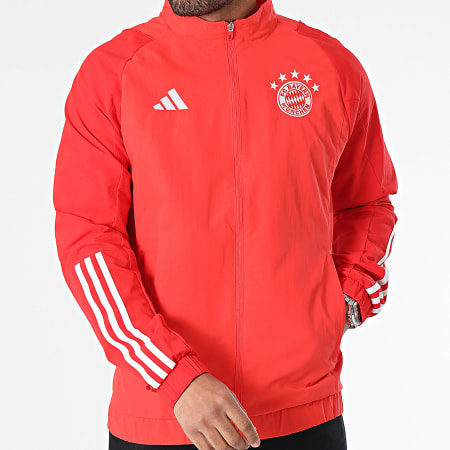Adidas Performance - FC Bayern Munich Chaqueta con cremallera IN6314 Rojo