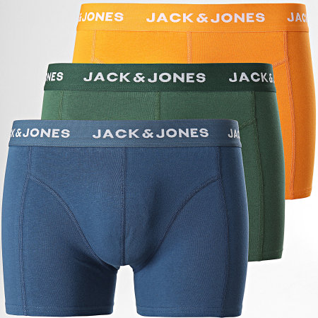 Jack And Jones - Set di 3 bauli Kex Blu Verde Arancione