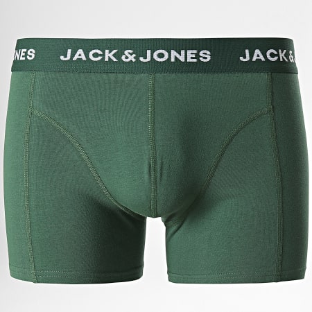 Jack And Jones - Lot De 3 Boxers Kex Trunks Bleu Vert Orange