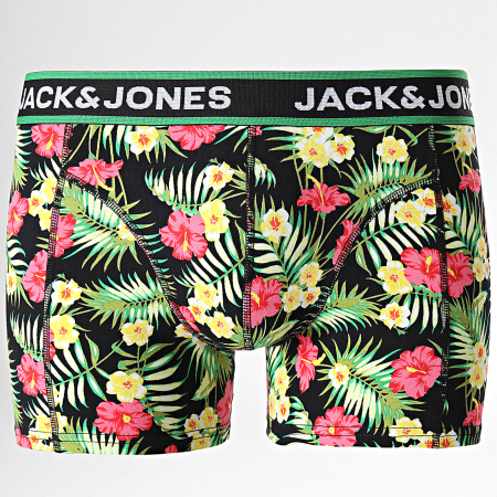 Jack And Jones - Lot De 3 Boxers Pink Flowers Noir Floral