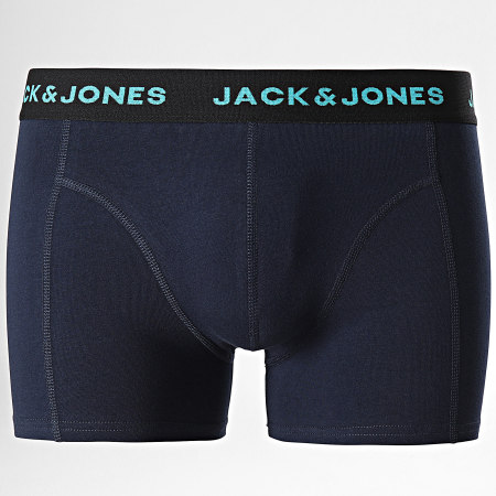 Jack And Jones - Damian 3 Pack Calzoncillos Floral Azul Marino
