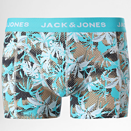 Jack And Jones - Lot De 3 Boxers Damian Bleu Marine Floral